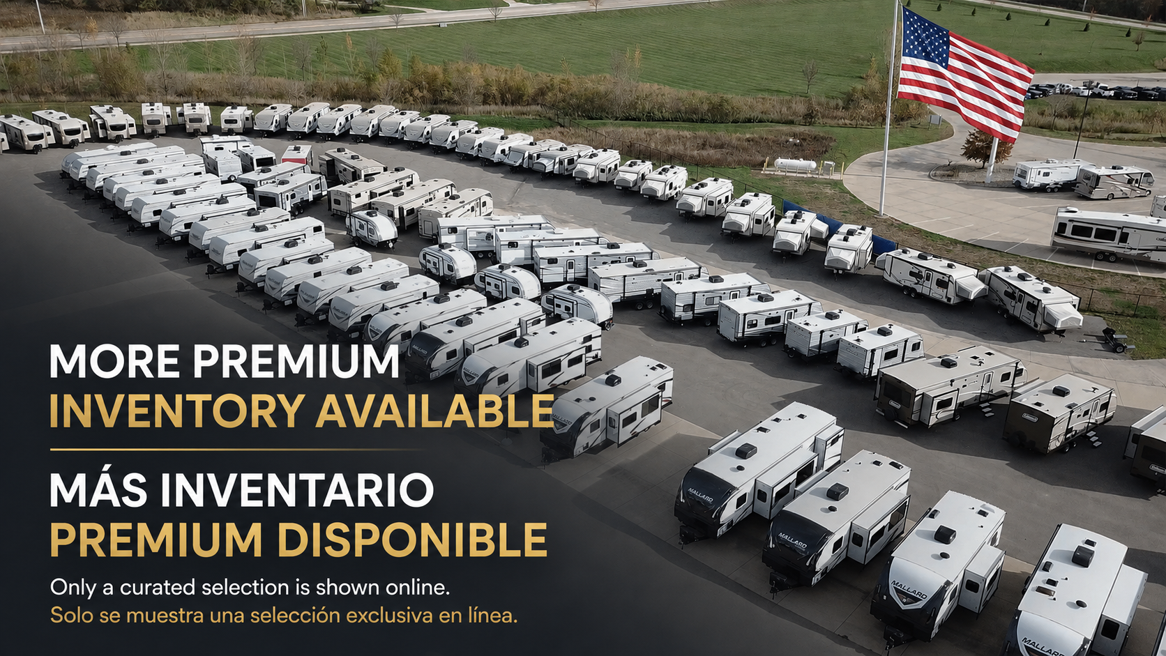 More premium inventory available. Más inventario premium disponible.